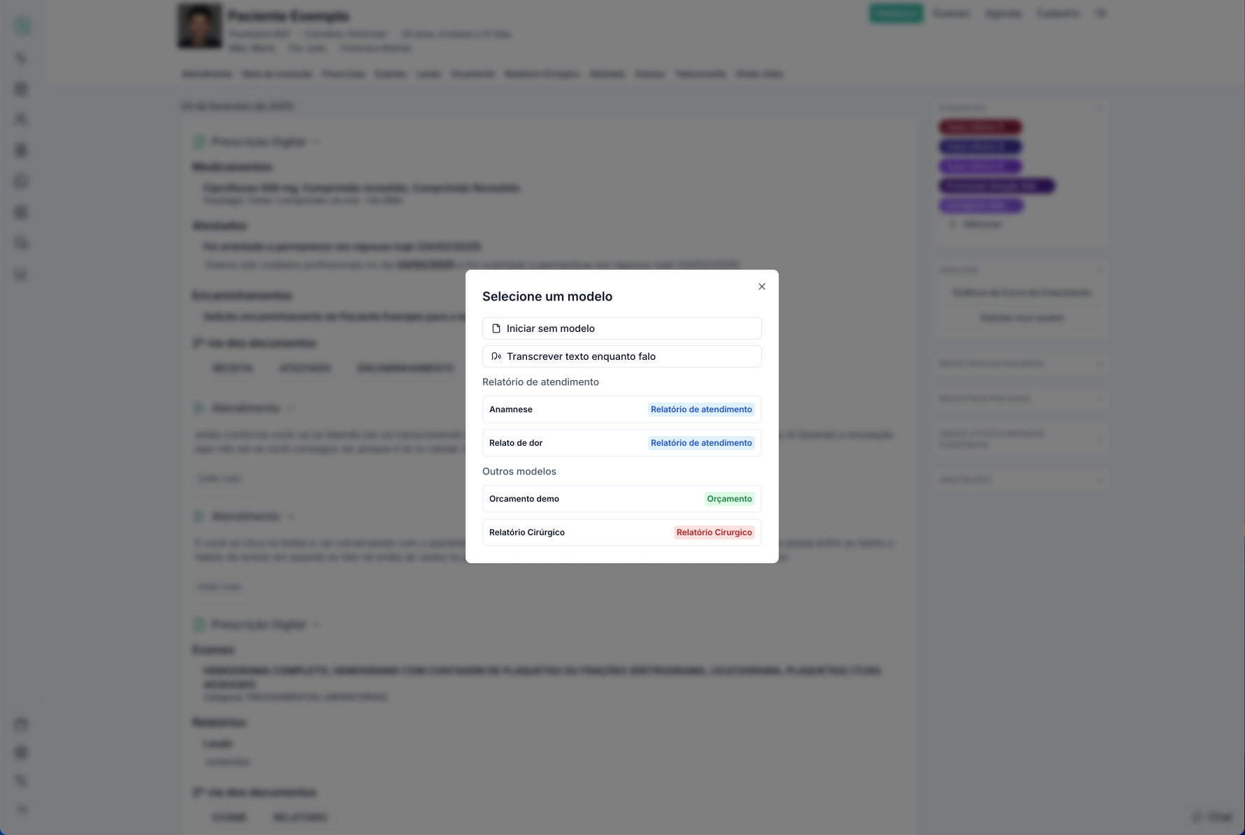 Anote por voz ou teclado, escolha o método mais conveniente para você.