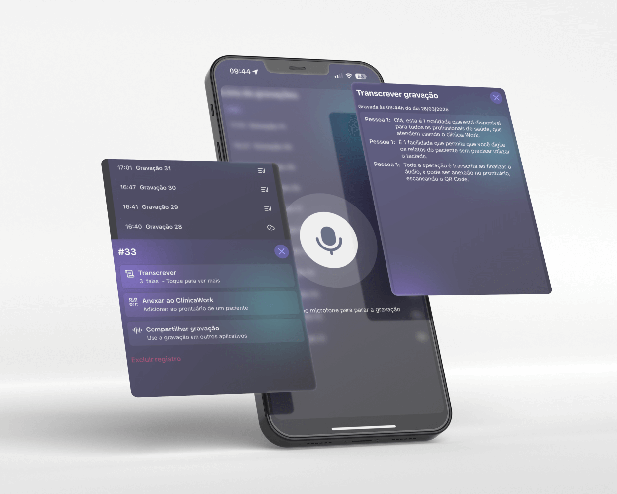 Transcreva a consulta